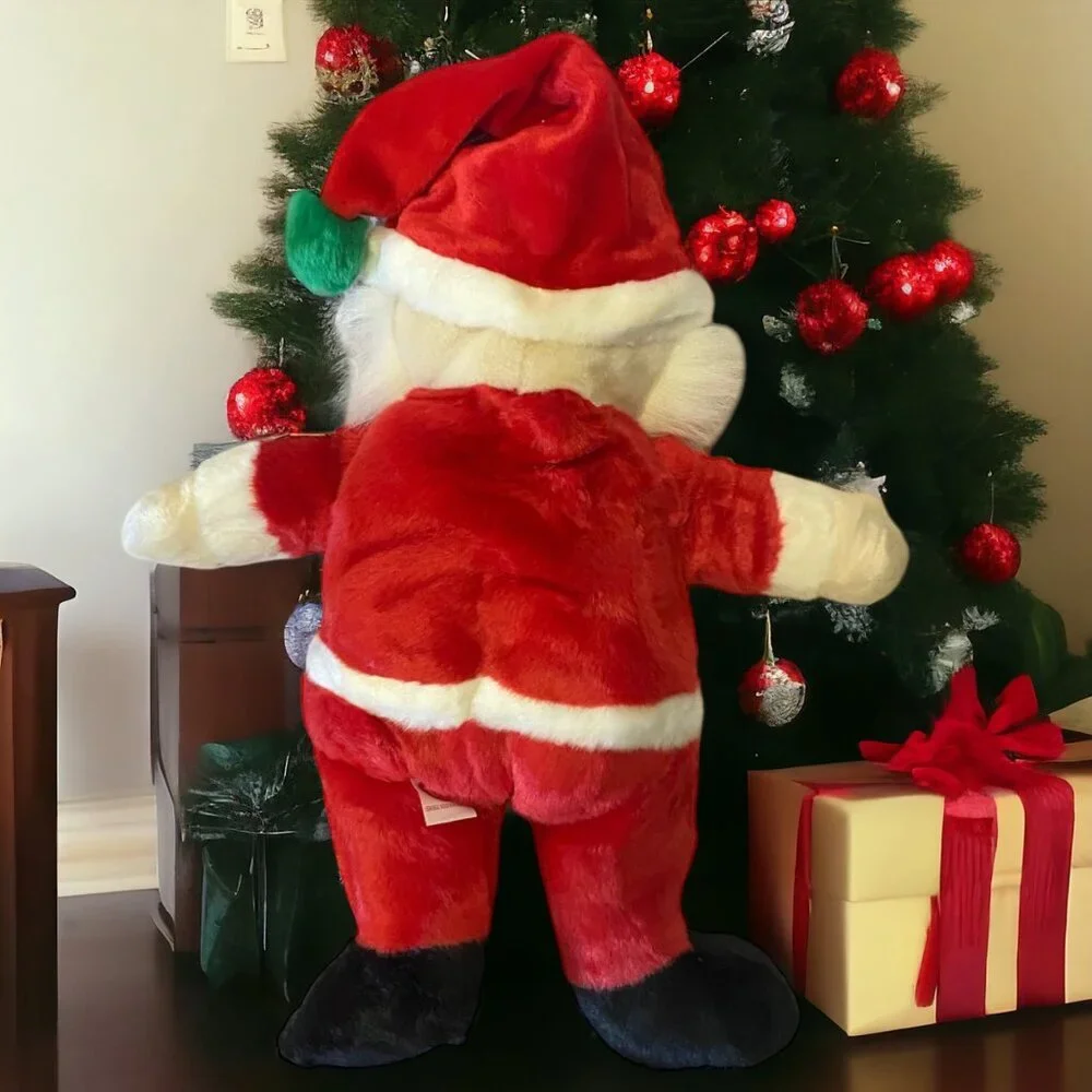 Ty‎ Beanie Buddies Santa Beanie Baby Christmas Plush Toy Red & White 14” w/ Tag